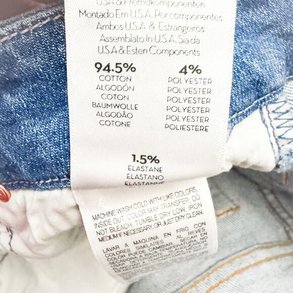 Mother High Waisted Looker Ankle Fray Shoot to Thrill Denim Jeans Size 25 - Picture 9 of 12